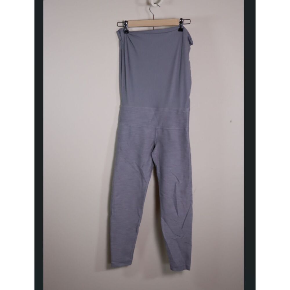 Lululemon Maternity Yoga Pants Gray Stretch Leggings Size 6 High Rise